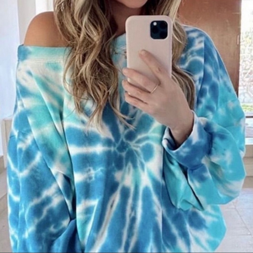 Tie dye oversized sweatshirt